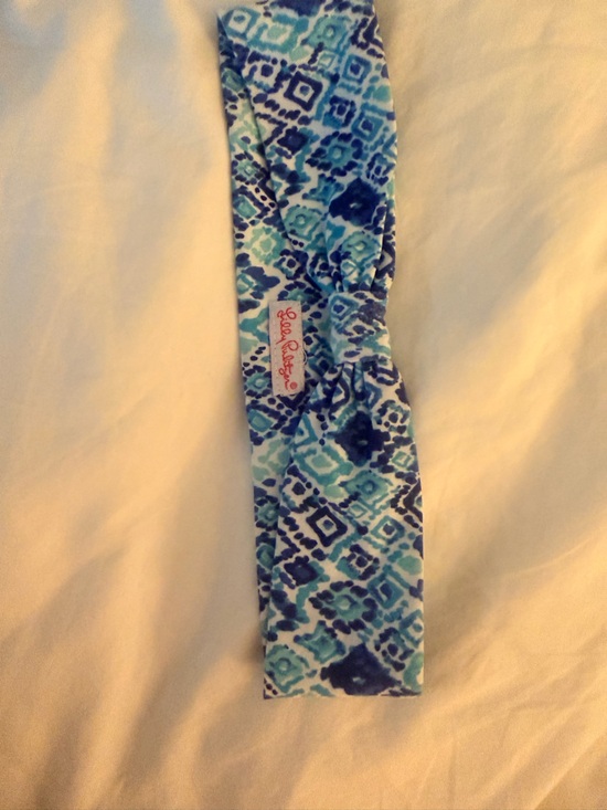 Lilly Pulitzer Other - Lilly Pulitzer Blue & Teal Geometric Headband